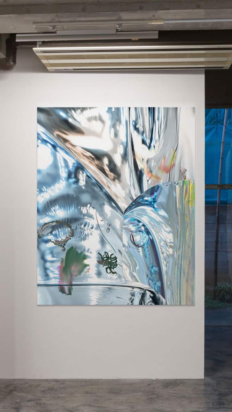 <u>Alex Fischer</u>, <em>Chrome Butter Medusa</em>,  2024-04-24 digital composite